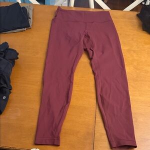 Lululemon Athletica Maroon wunder unders